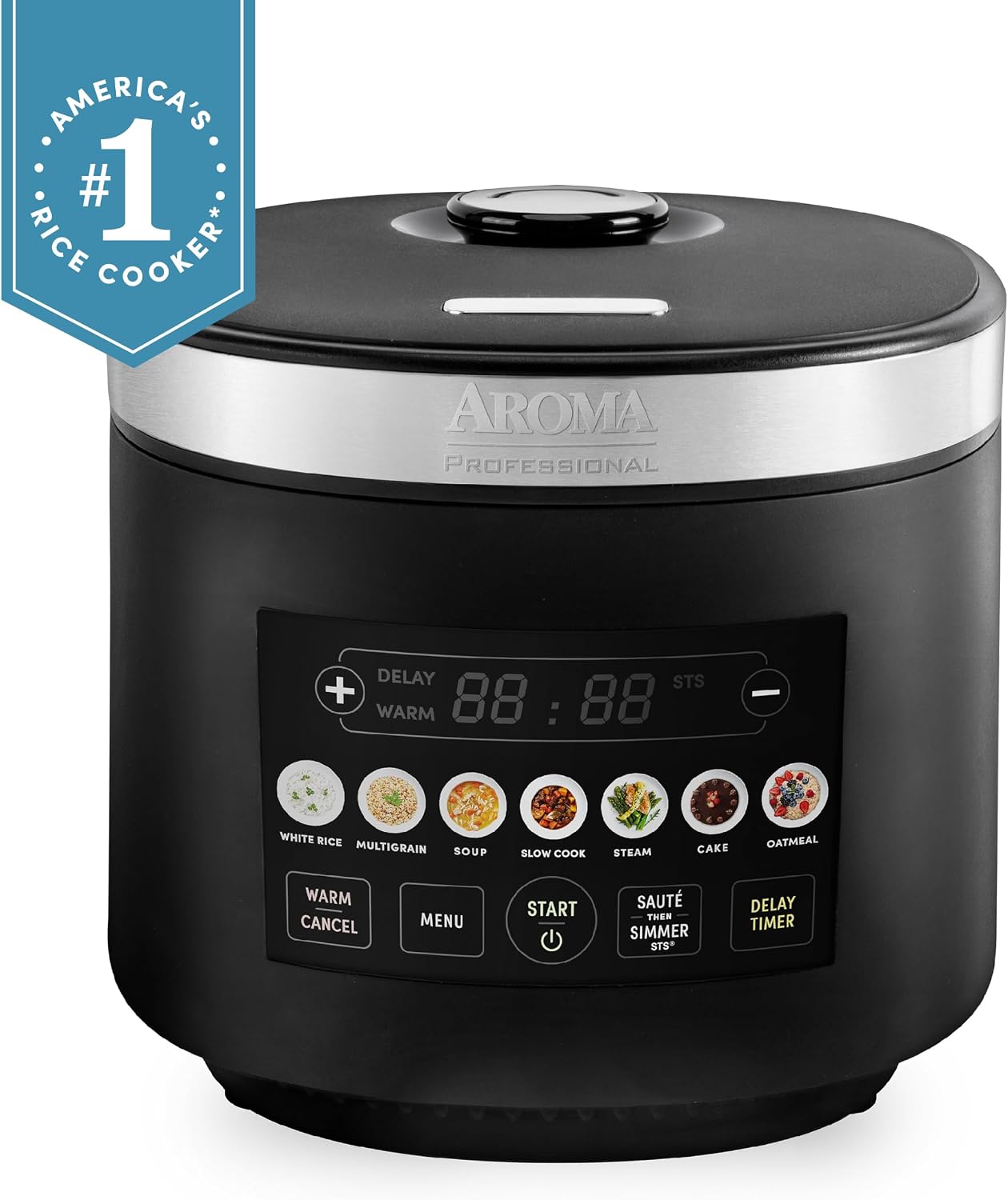 AROMA® CoreCoat™ Smart Digital Rice Cooker and Multicooker, 10-Cup (Uncooked) / 20-Cup (Cooked), with 8 Modes and PFSA-free, Non-Stick Ceramic Coating - Image 8