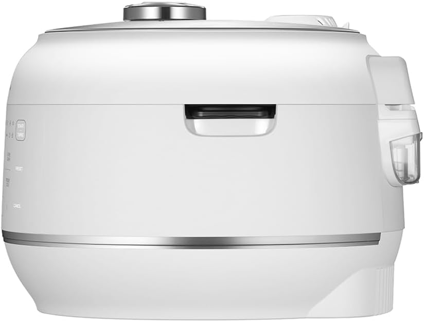 Cuchen 10-Cup Premium IH Pressure Rice Cooker with 316Ti Stainless Steel Inner Pot, 2.1 Bar High Pressure for Multi-Grain & Canning, Auto Steam Clean, White (CRT-RPD1010IEWUS) - Image 6